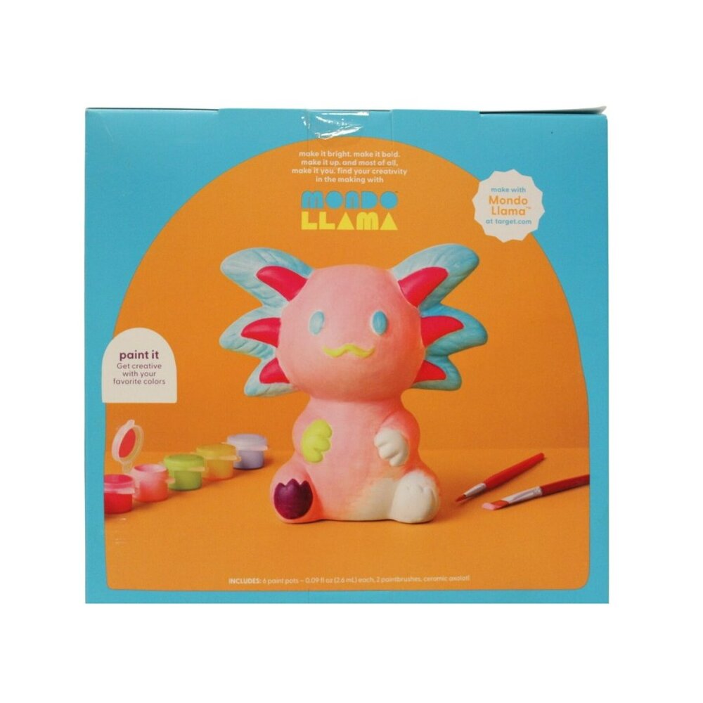 Axolotl Painting Craft Kit by Mondo Llama a Target Brand DIY Paint Craft Gift